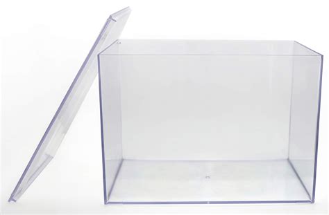 Clear Plastic Display Box - 12 1/2 "L X 8 1/2 "W X 8 1/2 "H - 1 Box ...