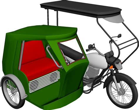 Tricycle Philippines 3d model