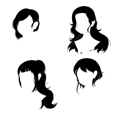 Combination Clipart Transparent PNG Hd, Ladies Hairstyle Combination Clip Art, Female Style ...