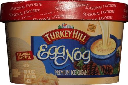 On Second Scoop: Ice Cream Reviews: Turkey Hill Egg Nog Ice Cream