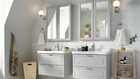 Meubles pour la salle de bain - vanités et armoires | Ikea bathroom, Ikea bathroom furniture ...