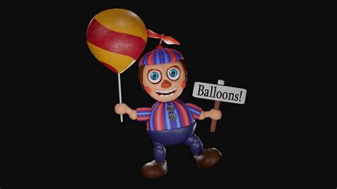 Fnaf 2 Balloon Boy Model - TurboSquid 2129113