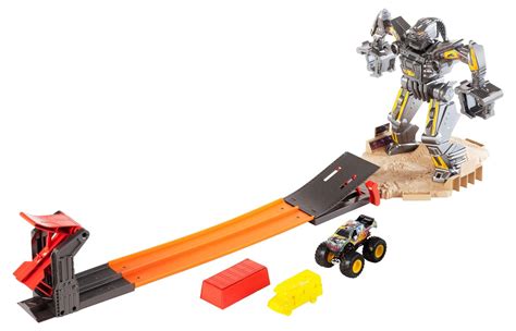 Hot Wheels Monster Jam Maximum Destruction Battle Trackset , New, Free ...