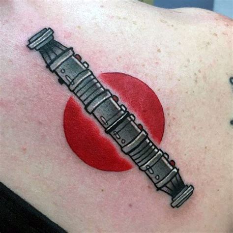 Darth Maul Lightsaber Tattoo | Lightsaber tattoo, Darth maul lightsaber, Darth maul tattoo