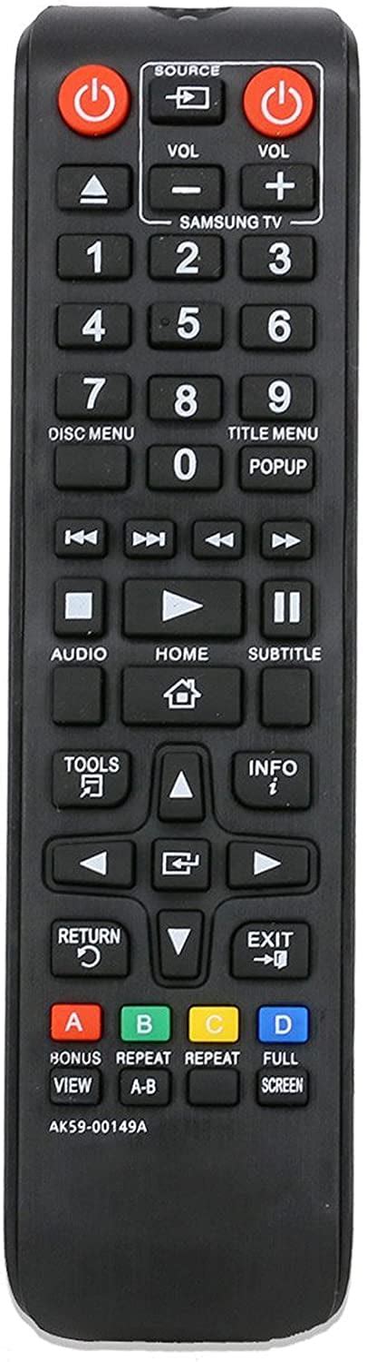 Universal Remote Control for Samsung Blu-Ray DVD Player BDF5100 BD ...