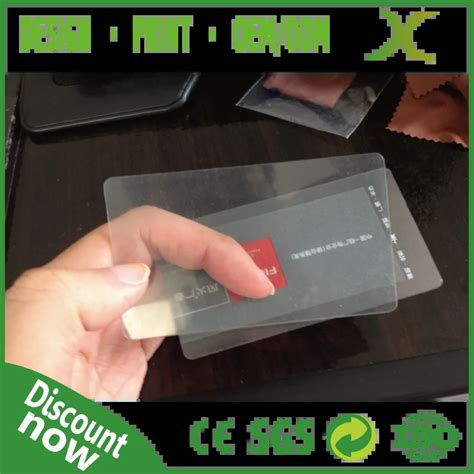 Free Design~~!! Best Pvc Material Plastic Transparent Business Card/ Plastic Clear Card/ Blank ...