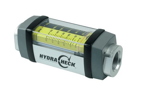 Hydracheck - Inline Flow Meter - 50 GPM 3500 PSI