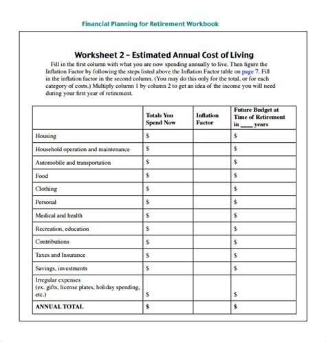 FREE 15+ Sample Financial Plan Templates in MS Word | PDF | Excel