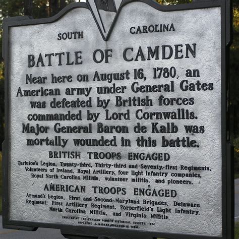 Battle of Camden, Summary, Facts, Significance, APUSH