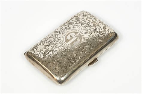 Silver Cigarette Case - Shapiro Auctioneers