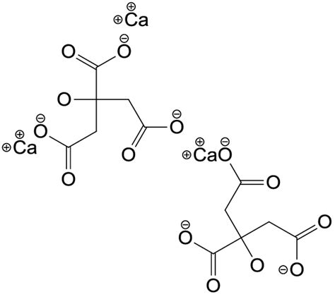 Calcium Carbonate Structure Diagram