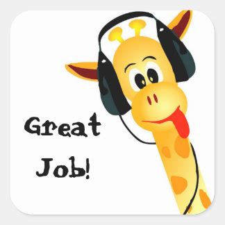 Great Job Stickers | Zazzle