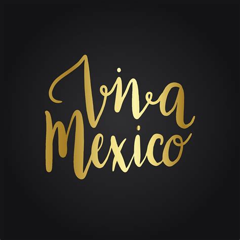 Viva Mexico typography style vector | Free Vector - rawpixel