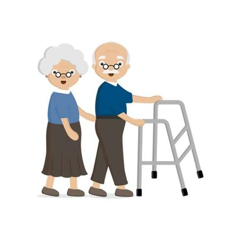 Download High Quality walking clipart senior Transparent PNG Images ...