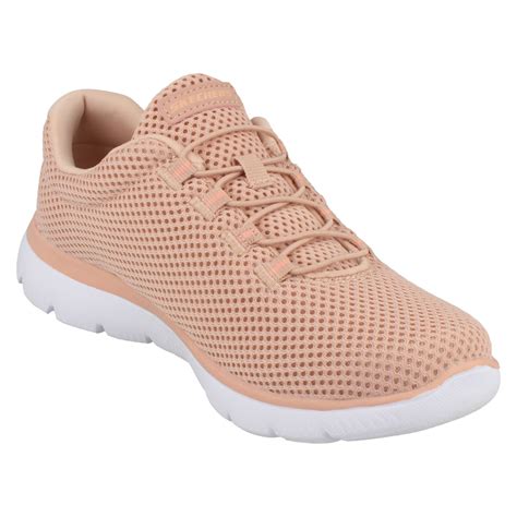 Damen Skechers Memory Foam Turnschuhe Freizeit Gipfel Schnell Lapse | eBay