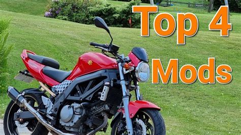 4 essential upgrades for the Suzuki SV650 (1st and 2nd gen) - YouTube