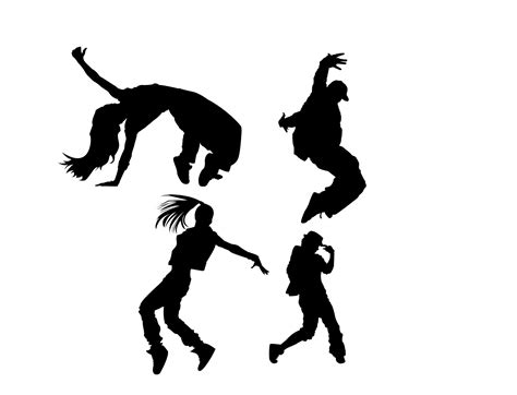 Hip Hop Dancer Set SVG Vector Cutting File / Clip Art Available for ...