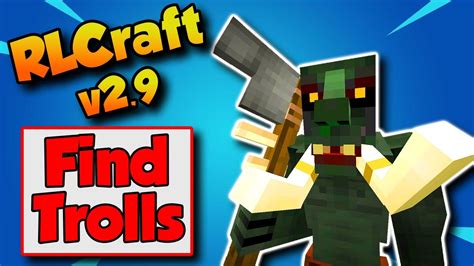 RLCraft 2.9 How To Find Trolls 💀 Troll Leather & Troll Tusk for Avian Saddle - YouTube