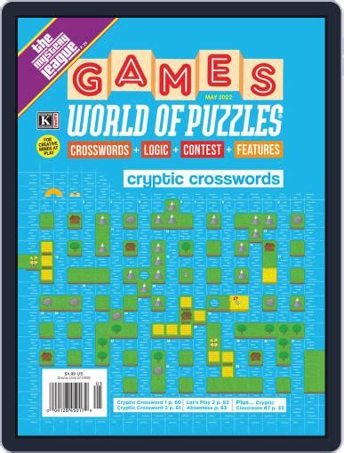 Games World of Puzzles May 2022 (Digital) - DiscountMags.ca