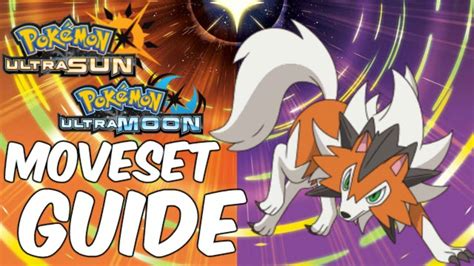 Lycanroc dusk form moveset pixelmon - traderpikol