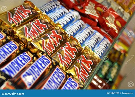 Chocolate Bars In A Candy Store (1) Editorial Image - Image: 21947230