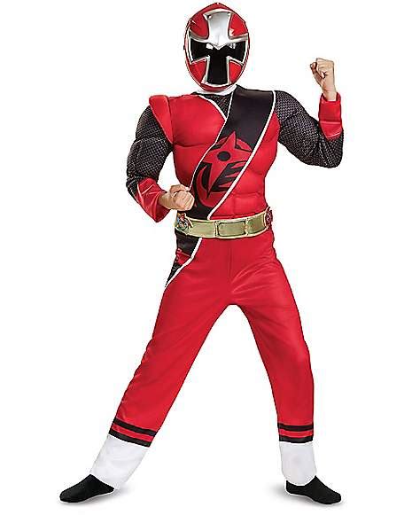 Kids Red Ranger Costume - Power Rangers Ninja Steel - Spirithalloween.com