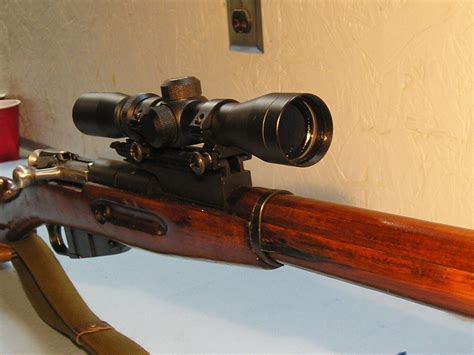 Mosin Nagant Scope Mount for the 91/30, See Through, Rear Sight ...