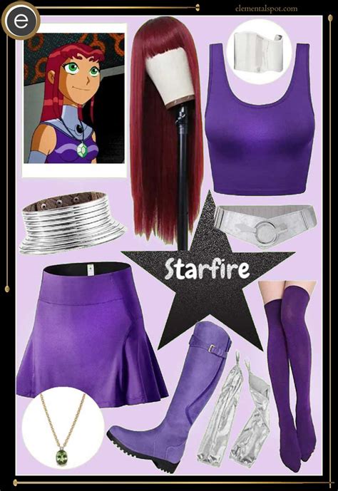 Dress Up Like Starfire from Teen Titans - Elemental Spot