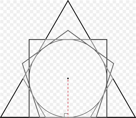 Apothem Triangle Geometry Regular Polygon, PNG, 1200x1041px, Apothem, Area, Black And White ...