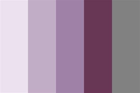 Purple shades with a Grey Color Palette