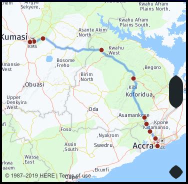 What is the distance from Accra Ghana to Kumasi Ghana? Google Maps Mileage, Driving Directions ...