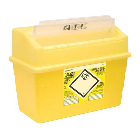 Sharpsafe 24L Protected Container 10 Pack - MedicalSupplies.co.uk