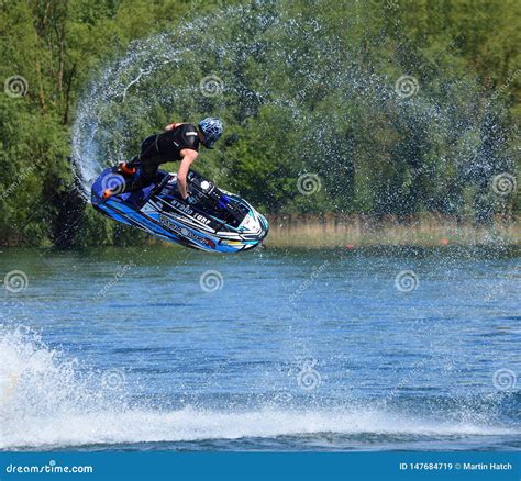 Jordan Aspinall Competing in Freestyle Jet Ski Competition at Ride Leisure Wyboston Lakes ...