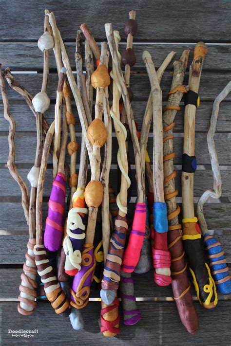 Doodlecraft: Harry Potter Week! DIY Magic Wands!