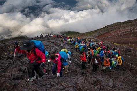 Why hundreds of thousands climb Mount Fuji every year