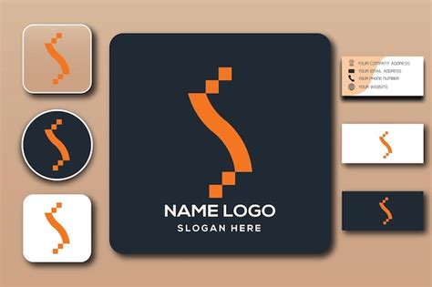 Premium Vector | S monogram logo template