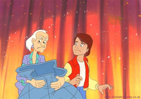 Back to the Future the Animated series Production cel - Back to the ...