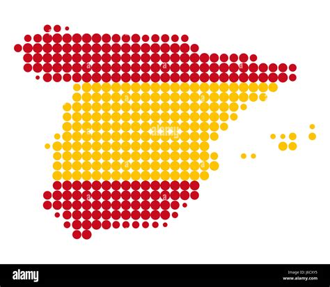 map and flag of spain Stock Photo - Alamy