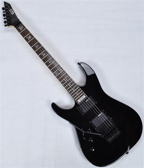 ESP LTD KH-202 Kirk Hammett Left Handed Electric Guitar in Black - KH-