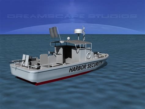 PBR Patrol Boat Riverine V09 3D Model rigged MAX OBJ 3DS STL W3D ...