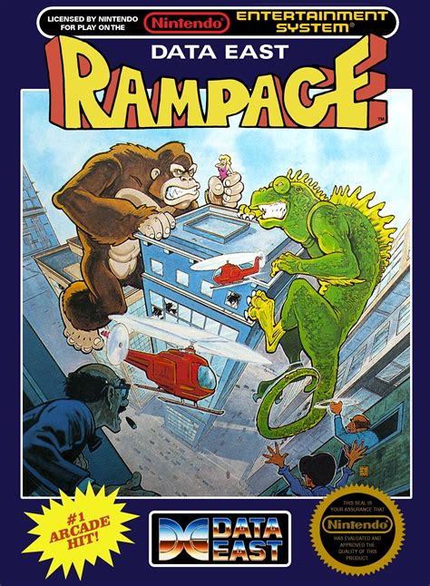 Rampage Video Game Box Art - ID: 28188 - Image Abyss