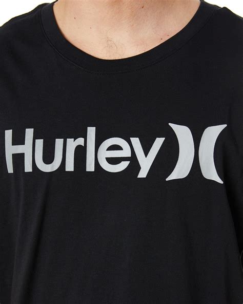 Hurley One & Only Gradient 2 Mens Tee - Black Grey | SurfStitch