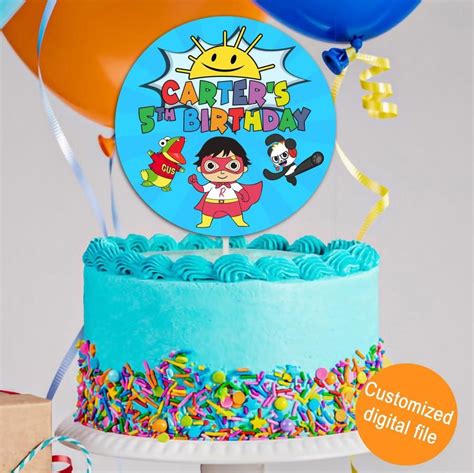 Ryan's World Edible Cake Topper Image | lupon.gov.ph