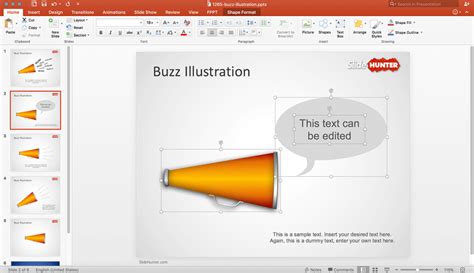 Free Buzz Marketing PowerPoint Template - Free PowerPoint Templates - SlideHunter.com