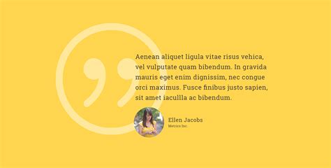 UI Elements (Testimonials/Quotes) :: Behance