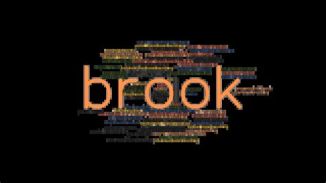 Brook Past Tense: Verb Forms, Conjugate BROOK - GrammarTOP.com