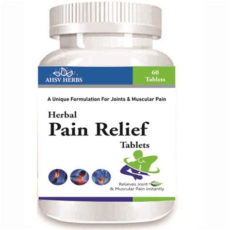 Herbal Pain Relief Tablets AHSV Herbs