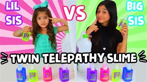 Twin Telepathy Slime Challenge! - YouTube