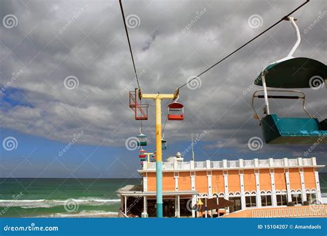 Daytona beach boardwalk stock image. Image of calm, atlantic - 15104207