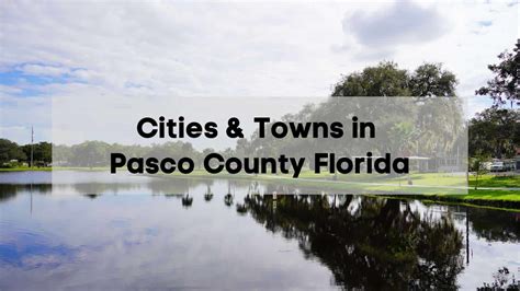 Explore Pasco County Cities 🗺️ Cities in Pasco County FL – Map ...